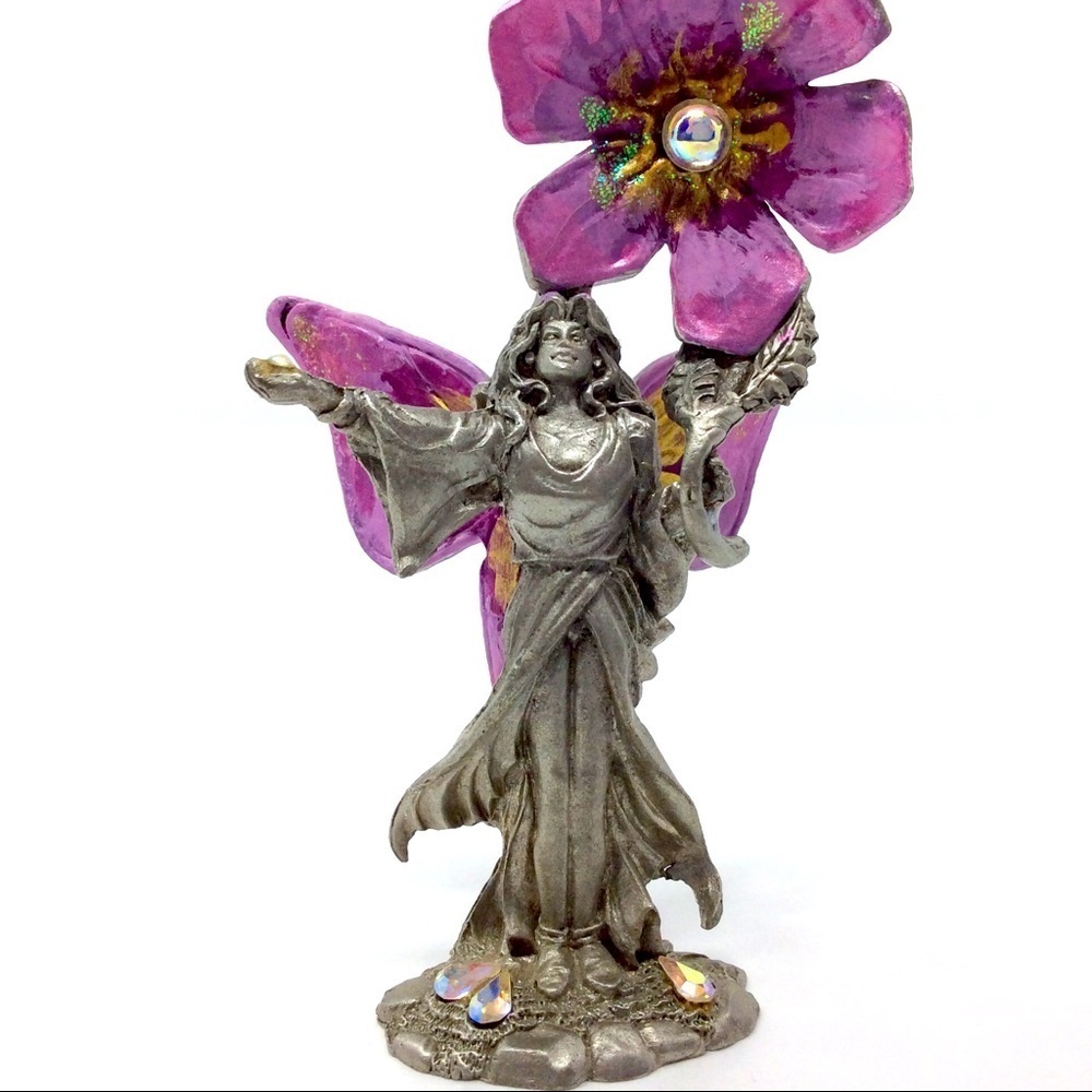 Pewter fairy figure